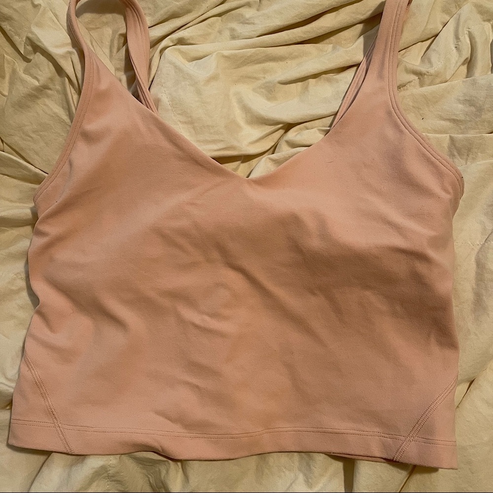 EUC Lululemon Align Tank in Pink Mist, size 6